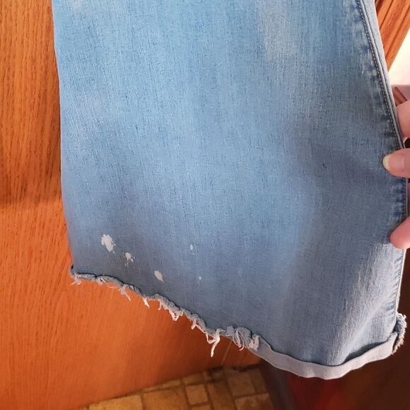 Very Nice Free People Distressed Flare Bell Bottom Jeans Sz 24 - Picture 3 of 9